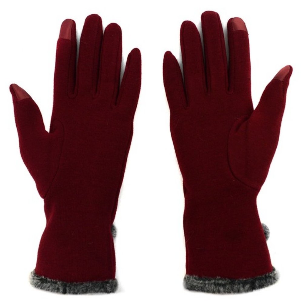 Touch Screen Fleece Lining Gloves - Picture 5 of 6